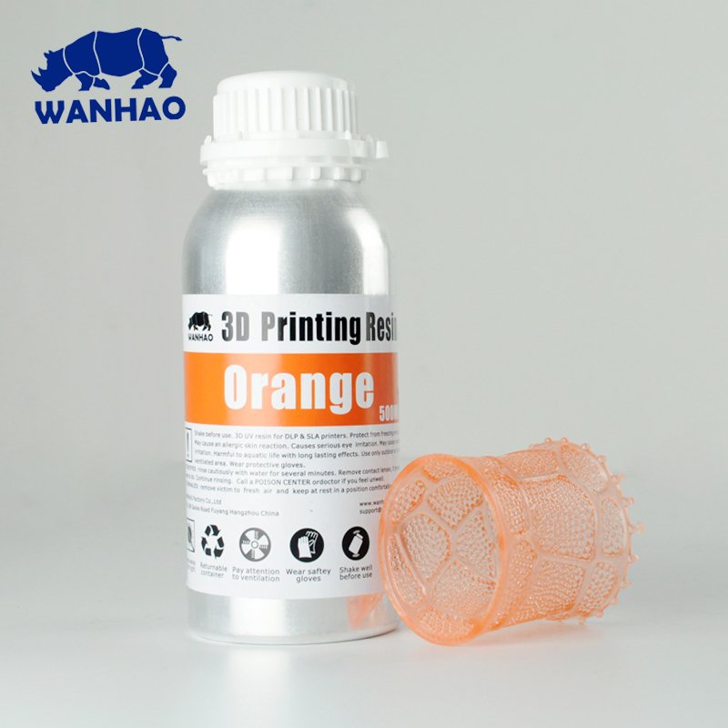 Wanhao 3D-Printer UV Resin - 500 ml - Orange