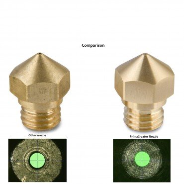 PrimaCreator MK10 Brass Nozzle 0,4 mm - 4 pcs