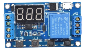 1 Channel 5V Relay Module Time Delay Relay Module Trigger OFF / ON Switch Timing Cycle 999 minutes for Relay Board Rele