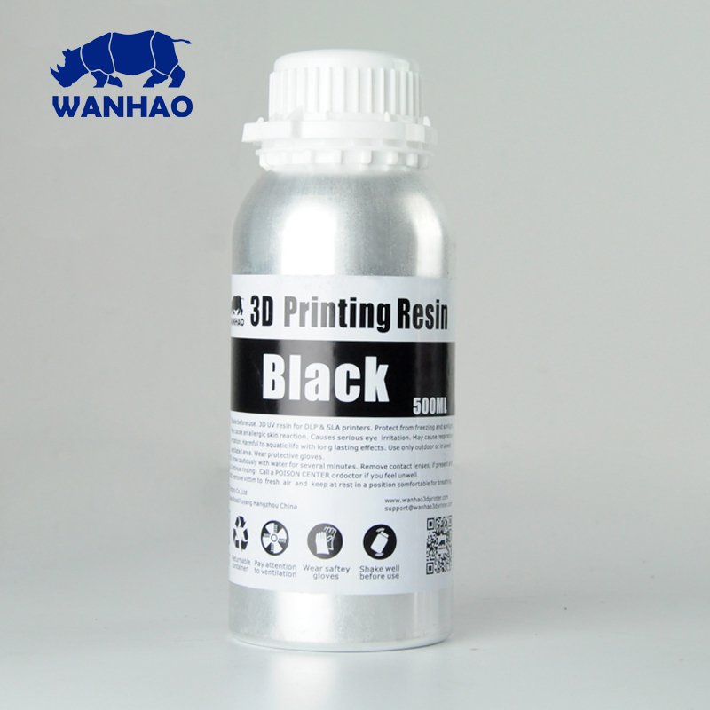 Wanhao 3D-Printer UV Resin - 500 ml - Black