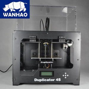 Wanhao Duplicator 4S 3D-Skrivare Svart metalllåda Dual Extruder