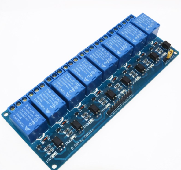 5V 8-Channel Relay/Relä Module Shield för Arduino
