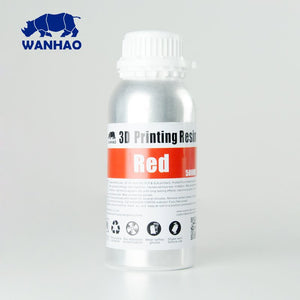 Wanhao 3D-Printer UV Resin - 500 ml - Red