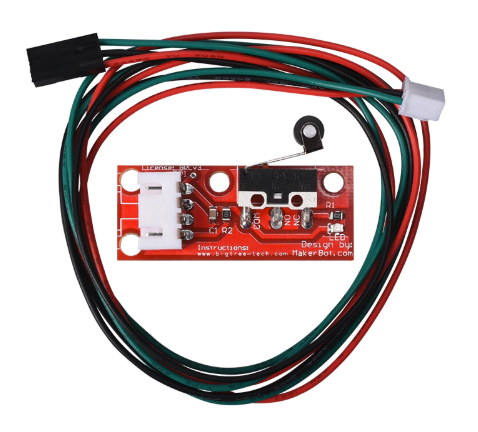 Micro Switch med hjul och kabel för 3D Skrivare