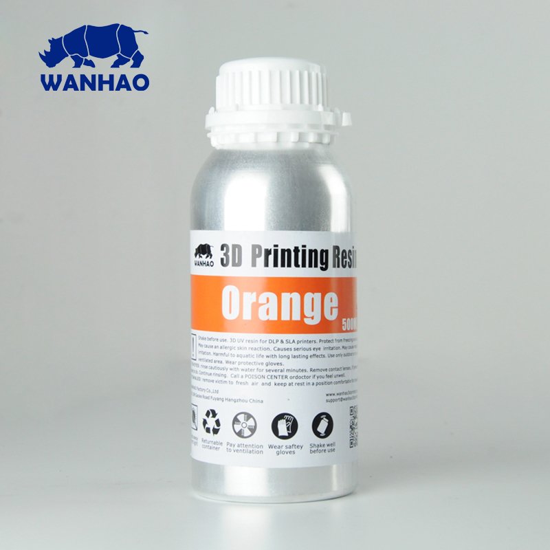 Wanhao 3D-Printer UV Resin - 500 ml - Orange