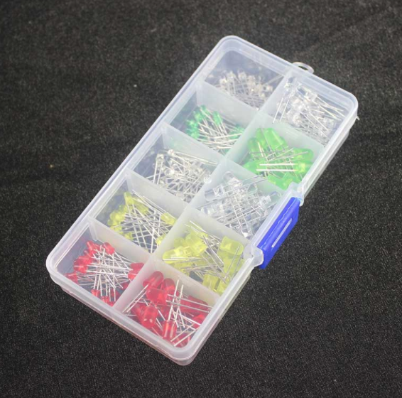 LED lampor - 3mm/5mm - 200st - Olika färger