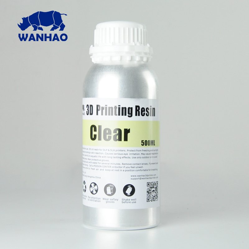 Wanhao 3D-Printer UV Resin - 500 ml - Clear