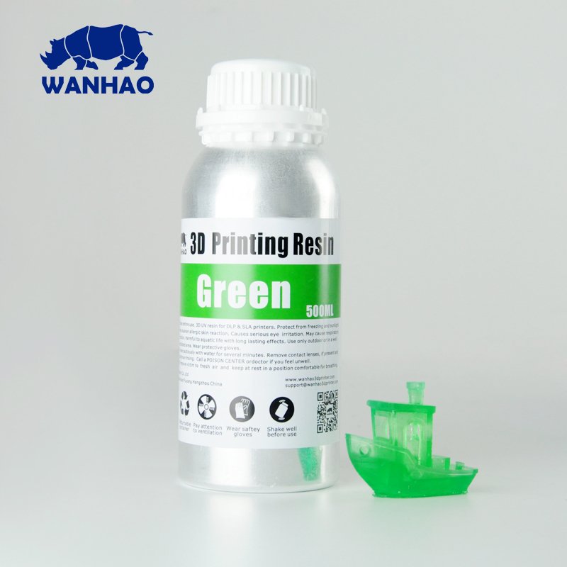 Wanhao 3D-Printer UV Resin - 500 ml - Green