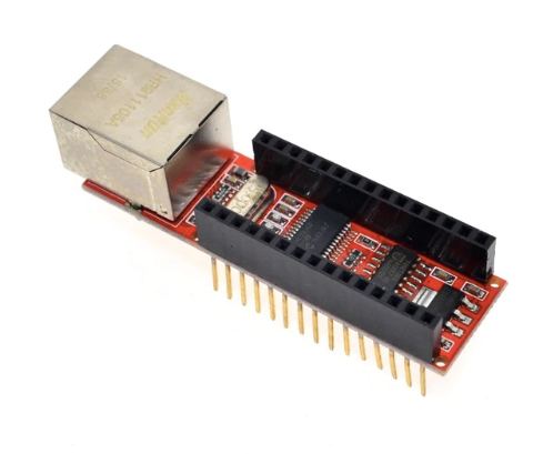 Ethernet Shield V1.0 for compatible Nano 3.0 ENC28J60 - RJ45 Webserver Module