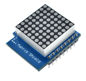 Matrix LED Shield V1.0.0 For WEMOS D1 Mini Digital Signal Output Controller Module 8 X 8 Dot Board Control