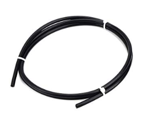 PTFE Teflon Tubing Black Bowden tube för 3D-skrivare med 1.75mm filament ID 2mm OD 4mm - 0.5m