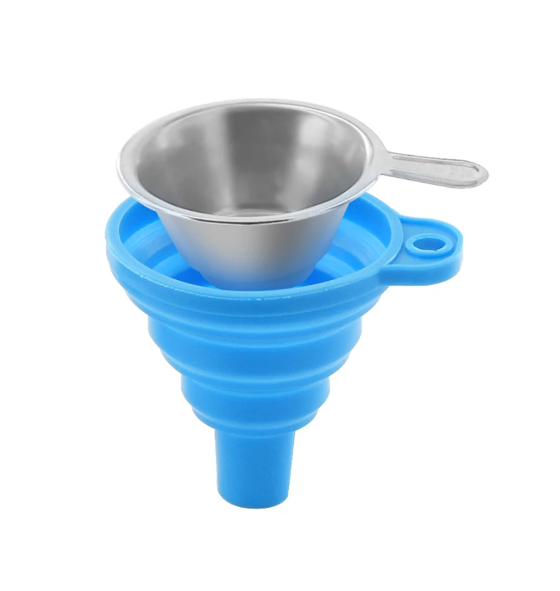 Silicon Funnel Tratt - Metal UV Resin Filter Cup - SLA Resin Special Tool Shovel DLP 3D Printers